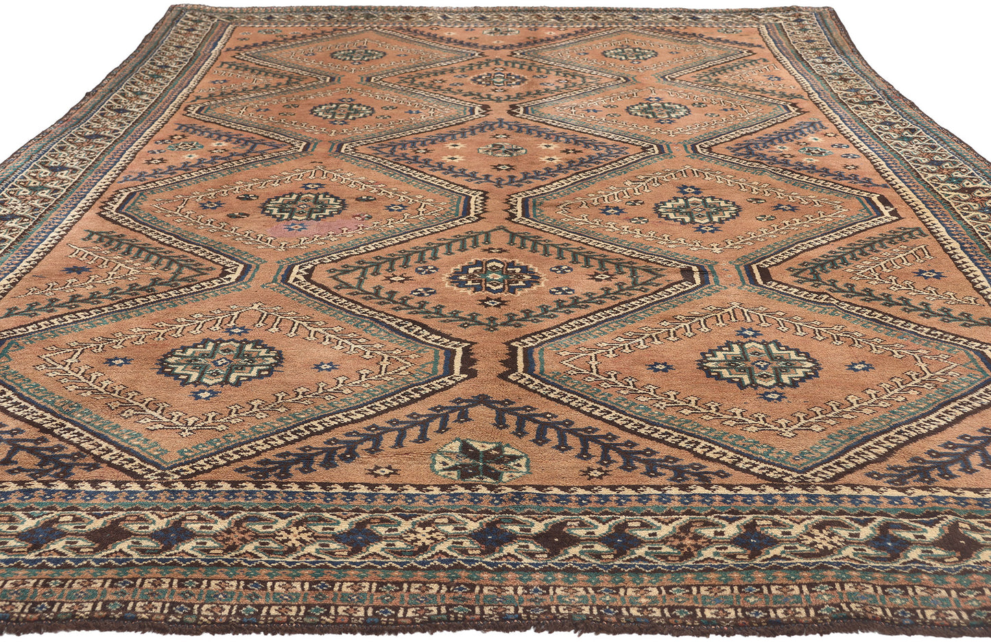 6 x 10 Vintage Persian Shiraz Rug 75926