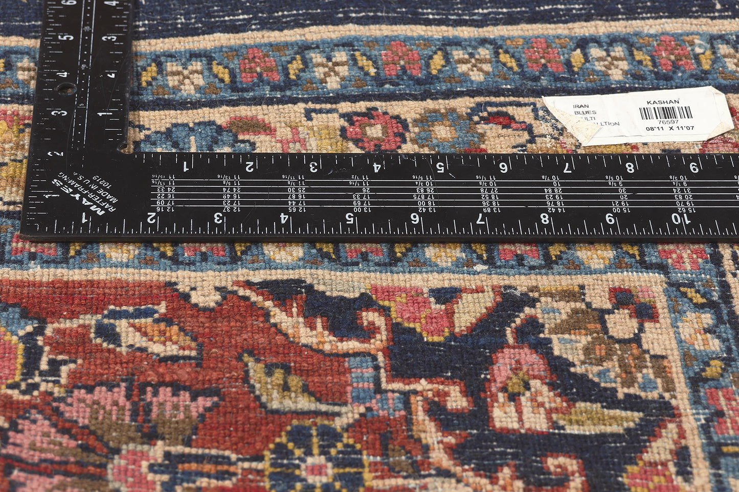 9 x 12 Antique Persian Hamadan Rug 76597
