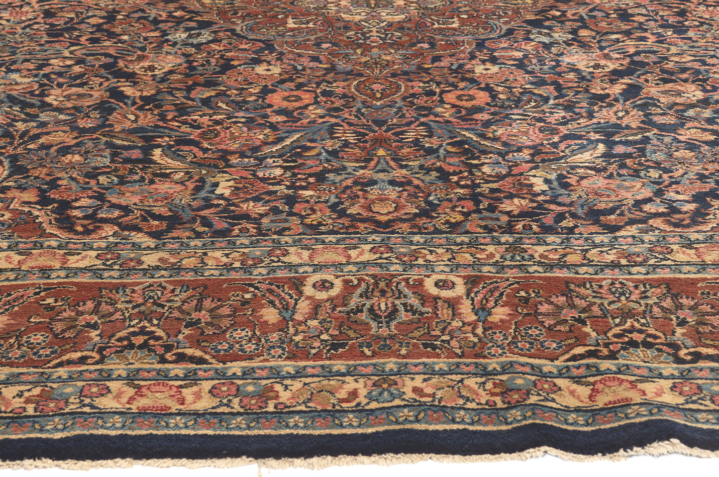 9 x 12 Antique Persian Hamadan Rug 76597