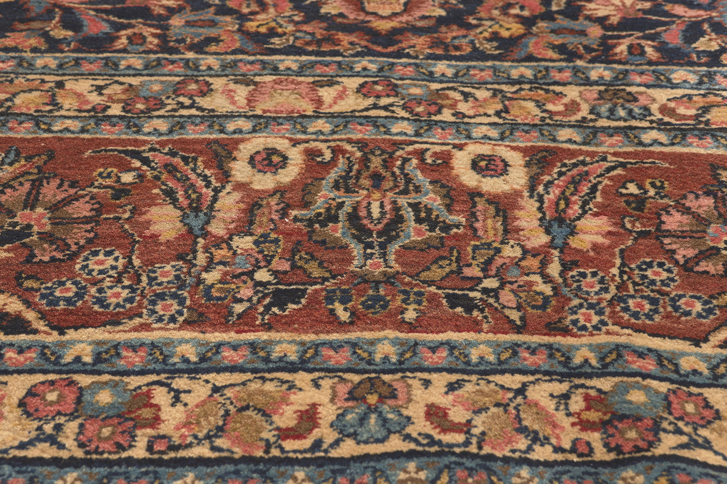 9 x 12 Antique Persian Hamadan Rug 76597