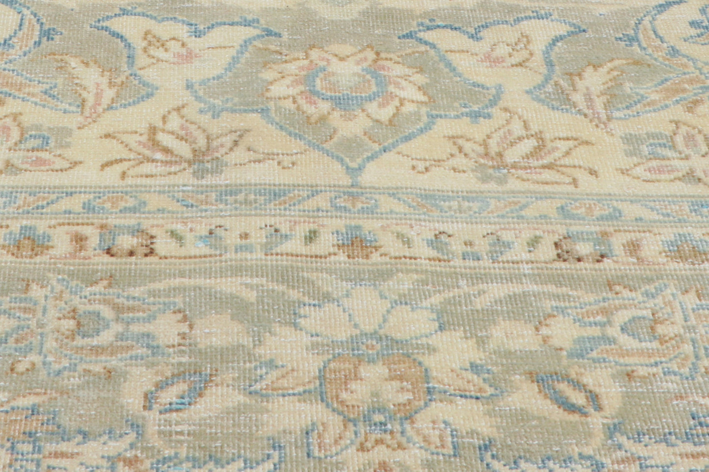 9 x 13 Vintage Persian Kashan Rug 61129
