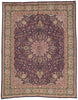 10 x 13 Vintage Persian Tabriz Rug 60714