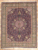 10 x 13 Vintage Persian Tabriz Rug 60714