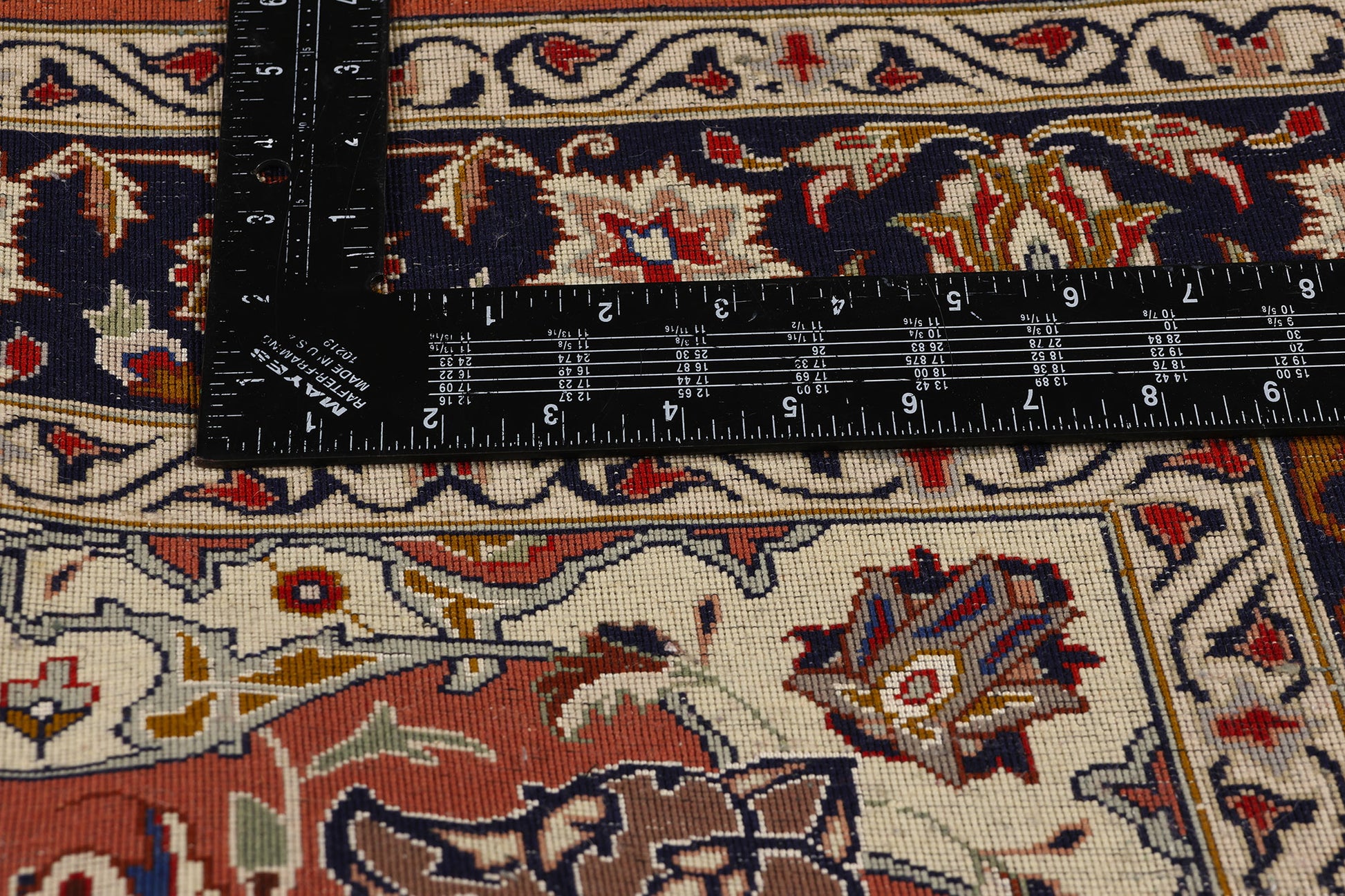 3 x 5 Vintage Persian Tabriz Rug 78702