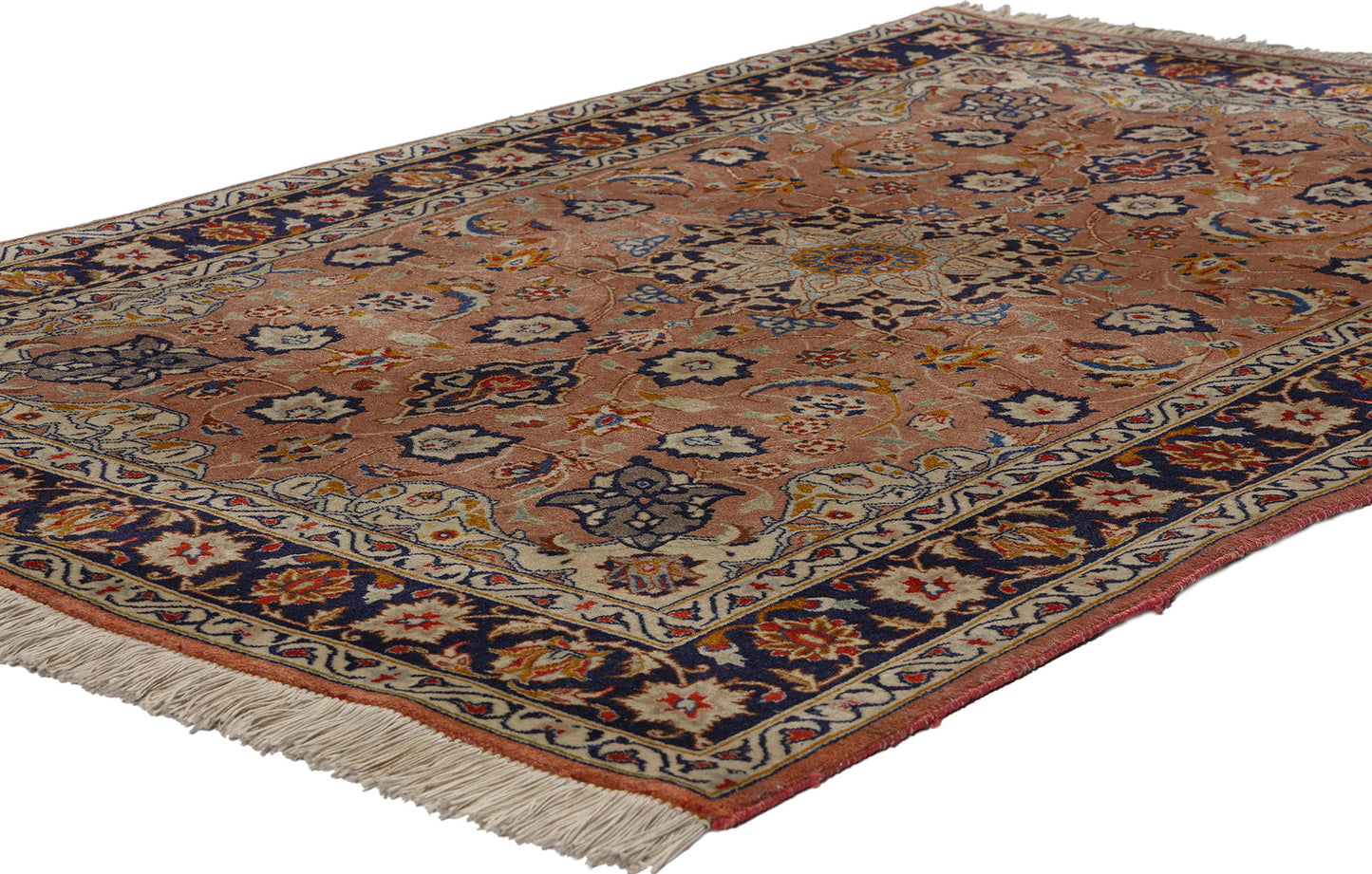 3 x 5 Vintage Persian Tabriz Rug 78702
