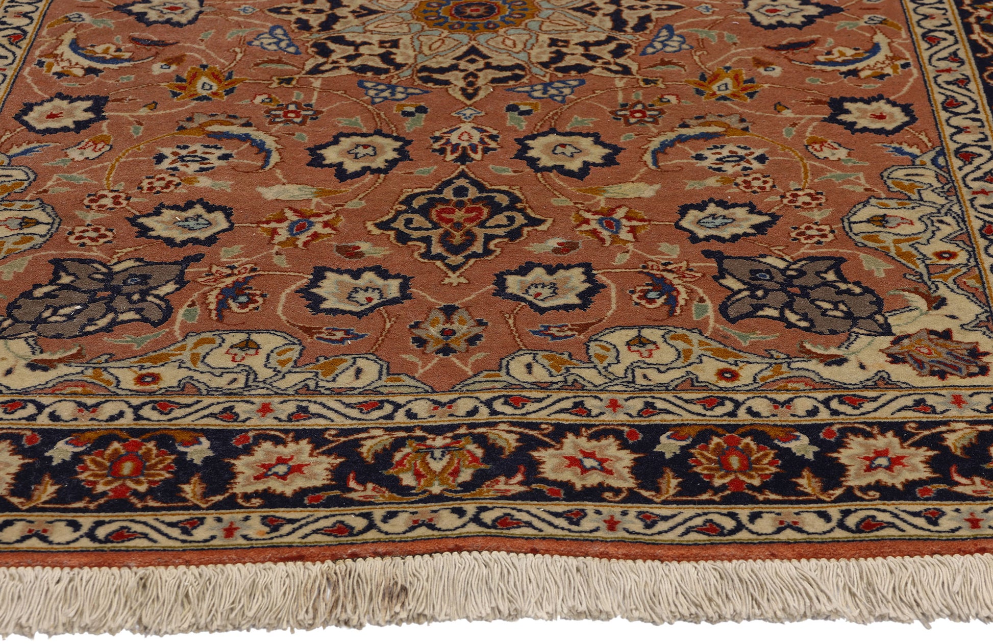 3 x 5 Vintage Persian Tabriz Rug 78702