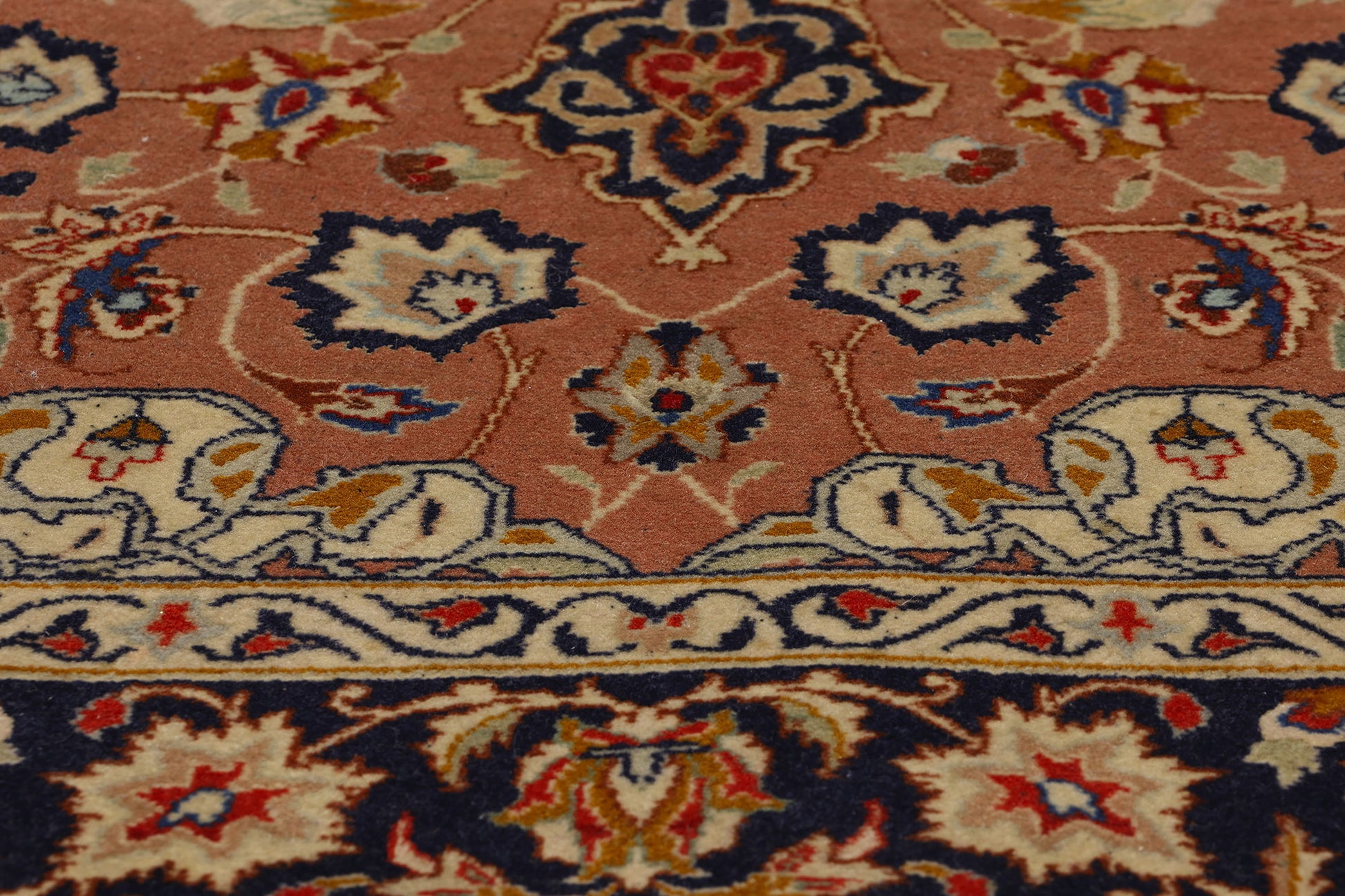 3 x 5 Vintage Persian Tabriz Rug 78702