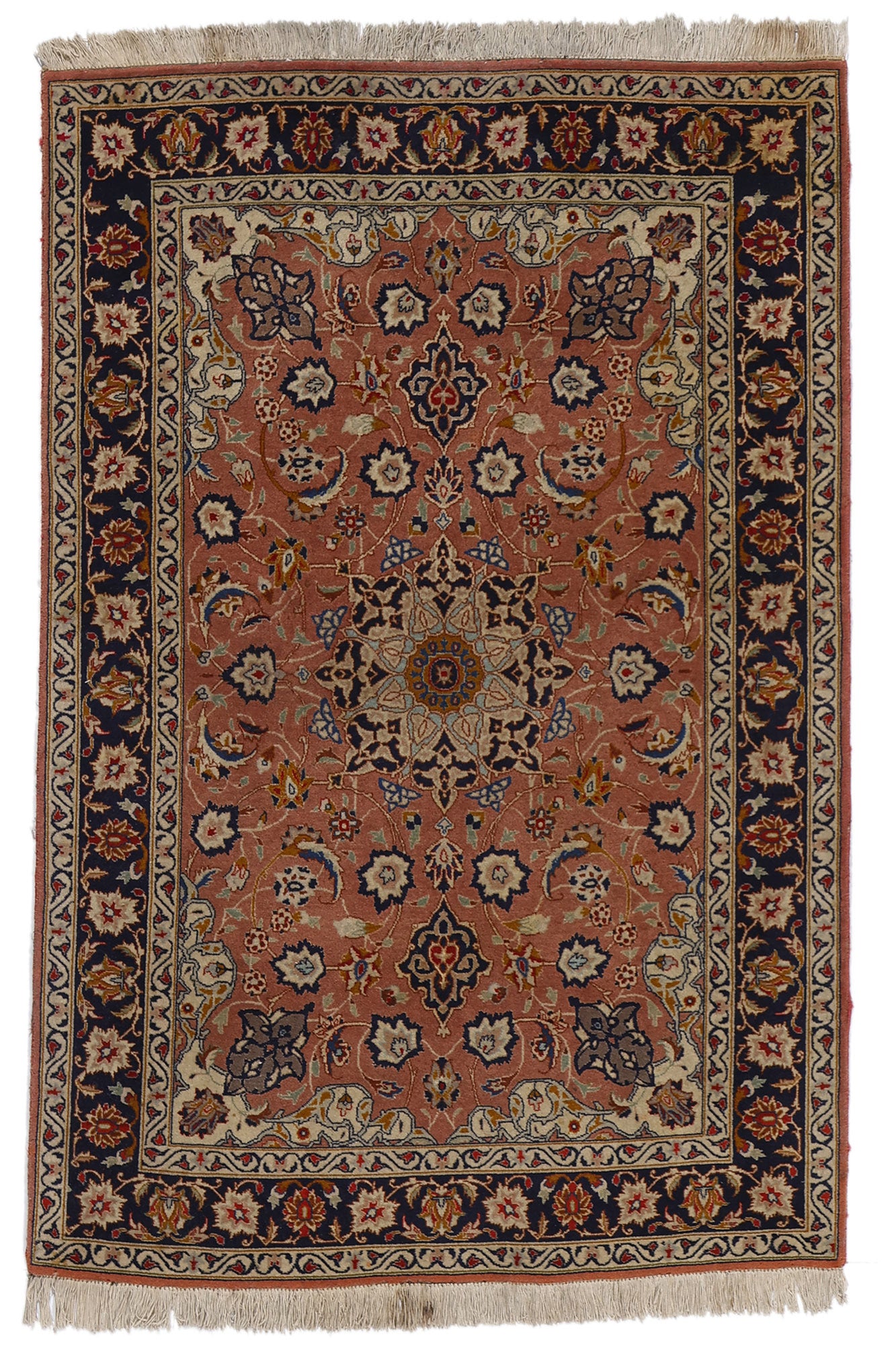 3 x 5 Vintage Persian Tabriz Rug 78702