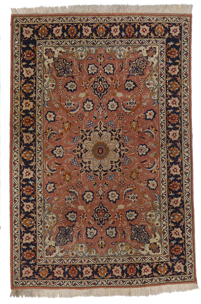 3 x 5 Vintage Persian Tabriz Rug 78703