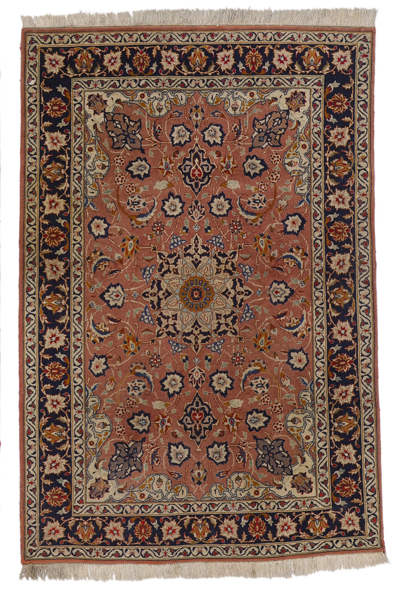 3 x 5 Vintage Persian Tabriz Rug 78703