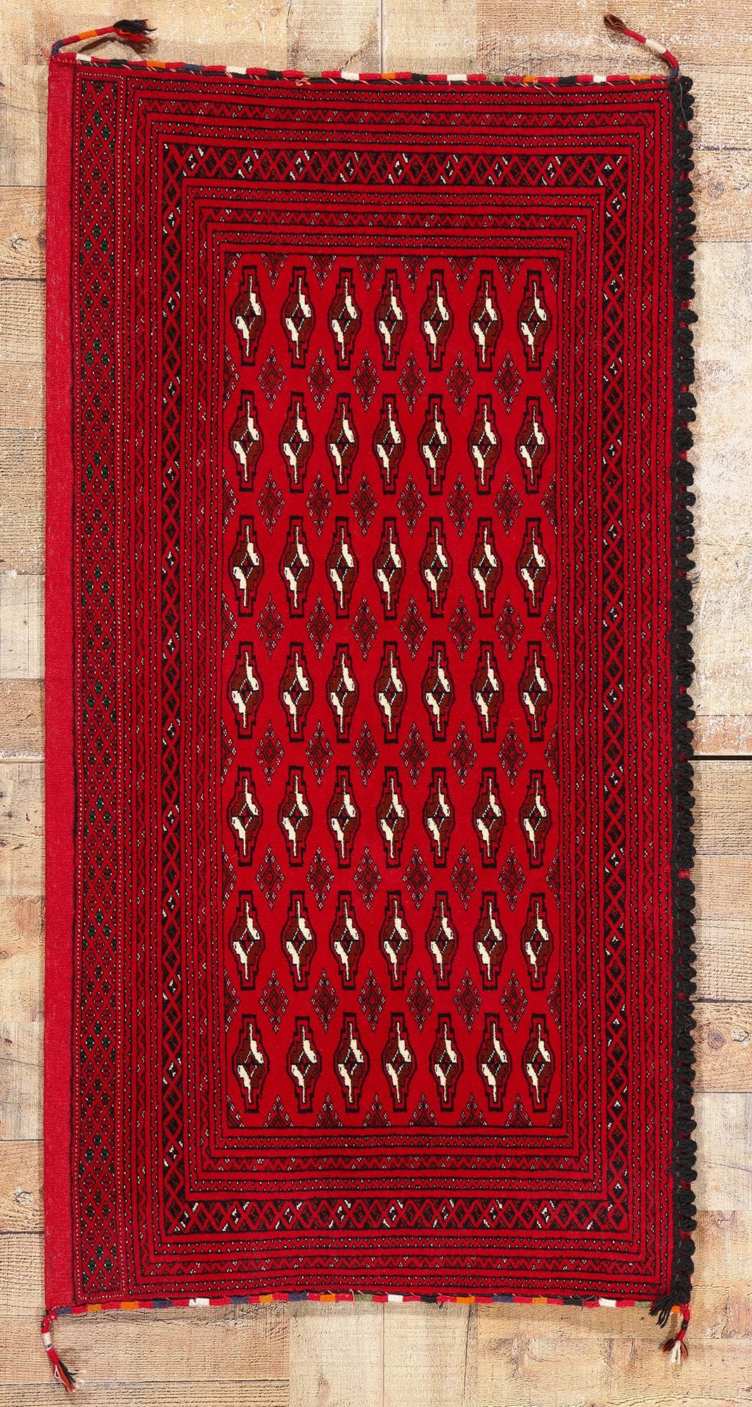 2 x 4 Vintage Persian Turkoman Rug 78907
