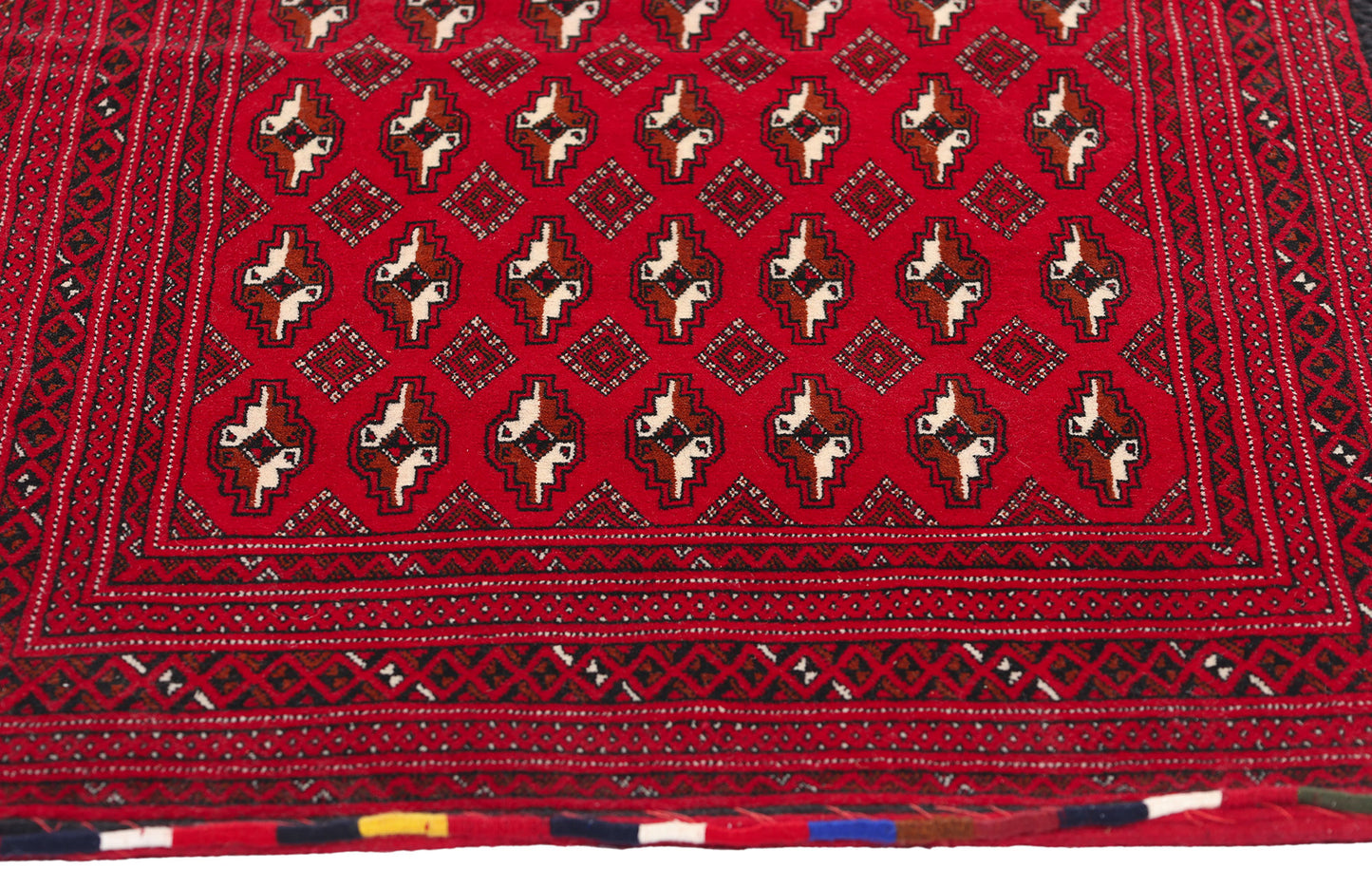 2 x 4 Vintage Persian Turkoman Rug 78908