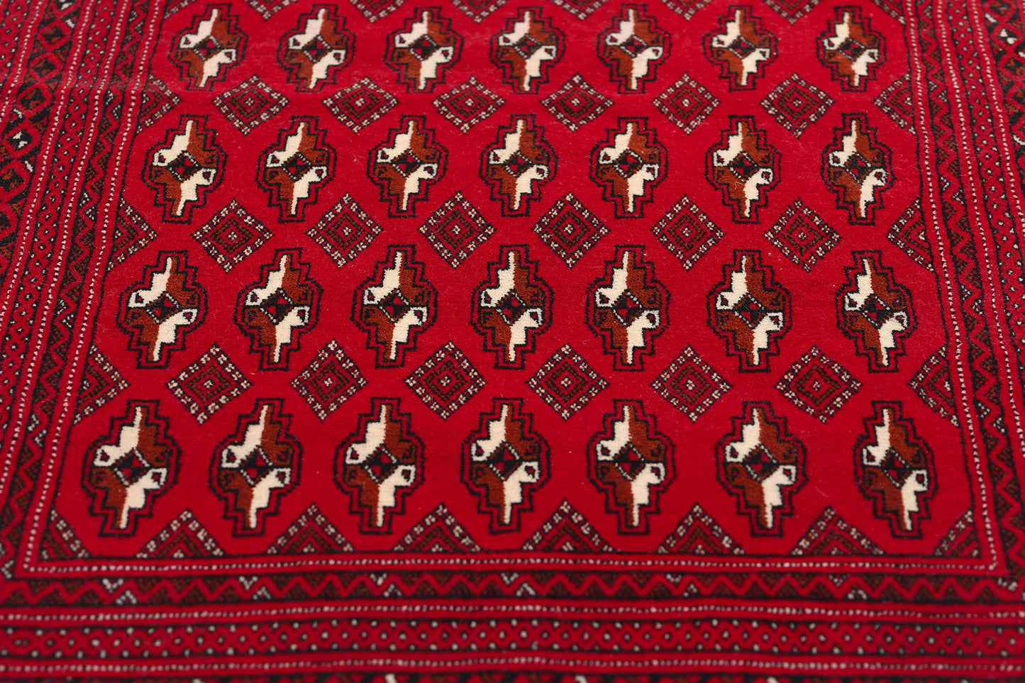 2 x 4 Vintage Persian Turkoman Rug 78908