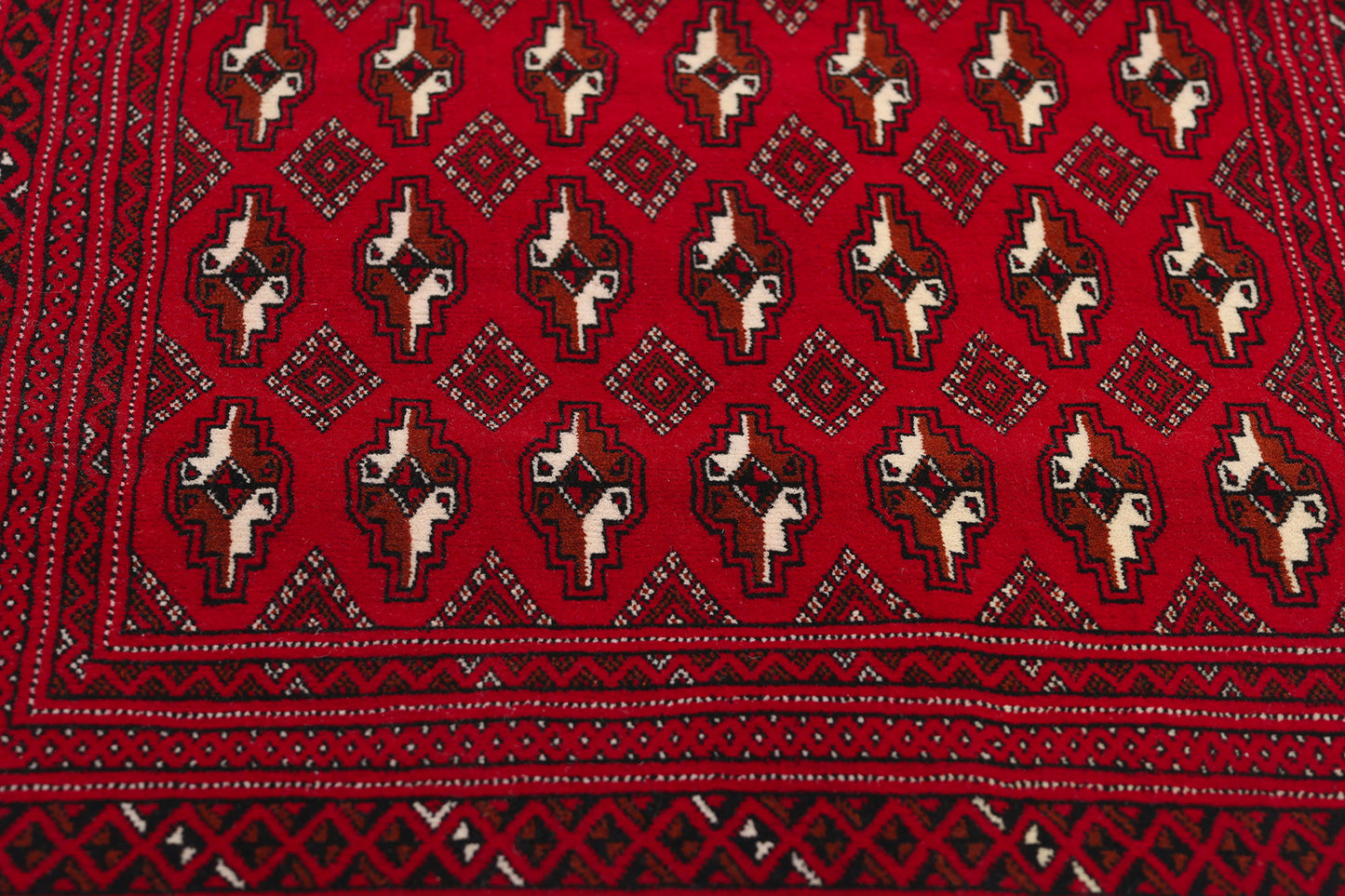 2 x 4 Vintage Persian Turkoman Rug 78909
