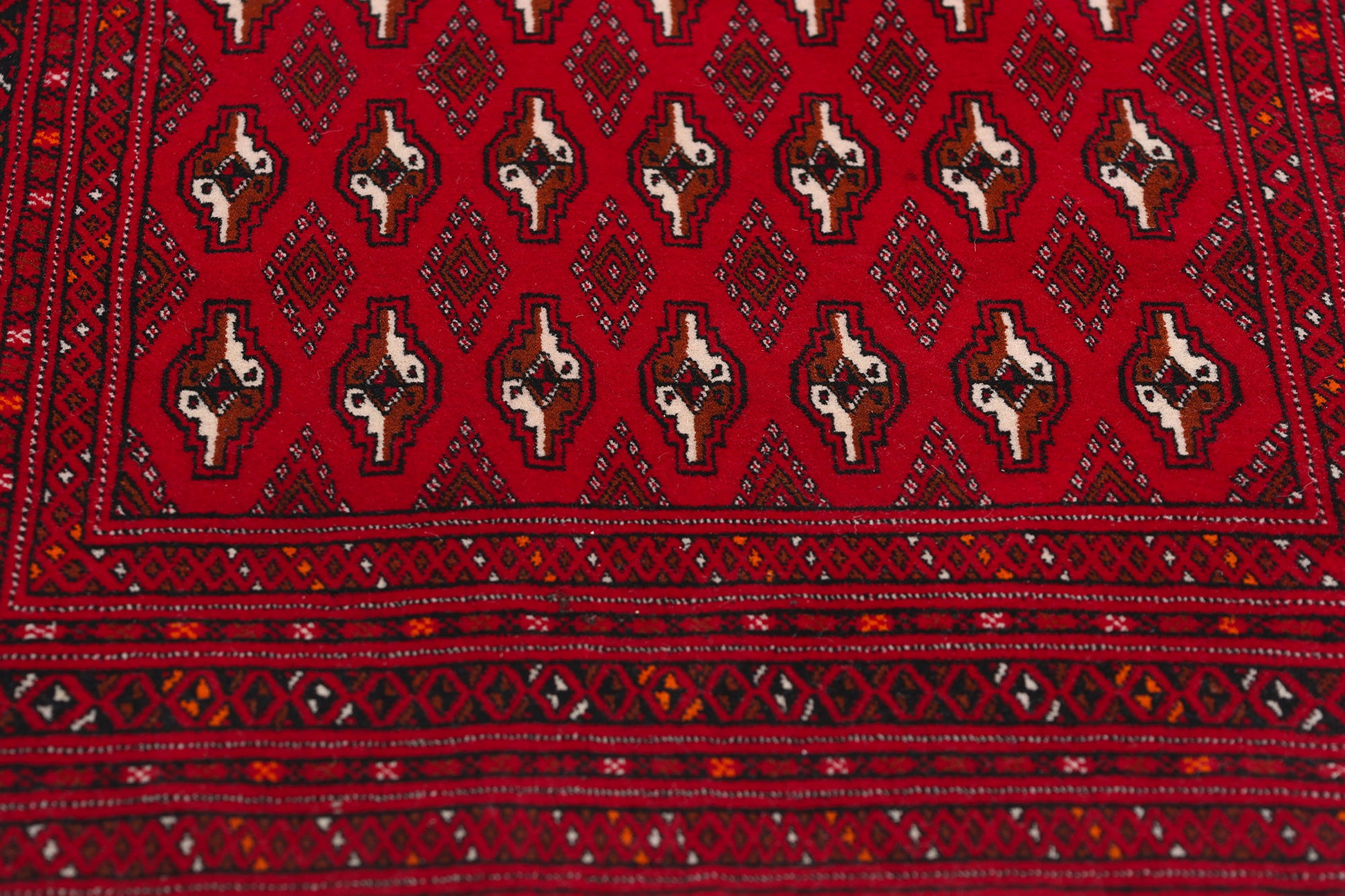 2 x 4 Vintage Persian Turkoman Rug 78910