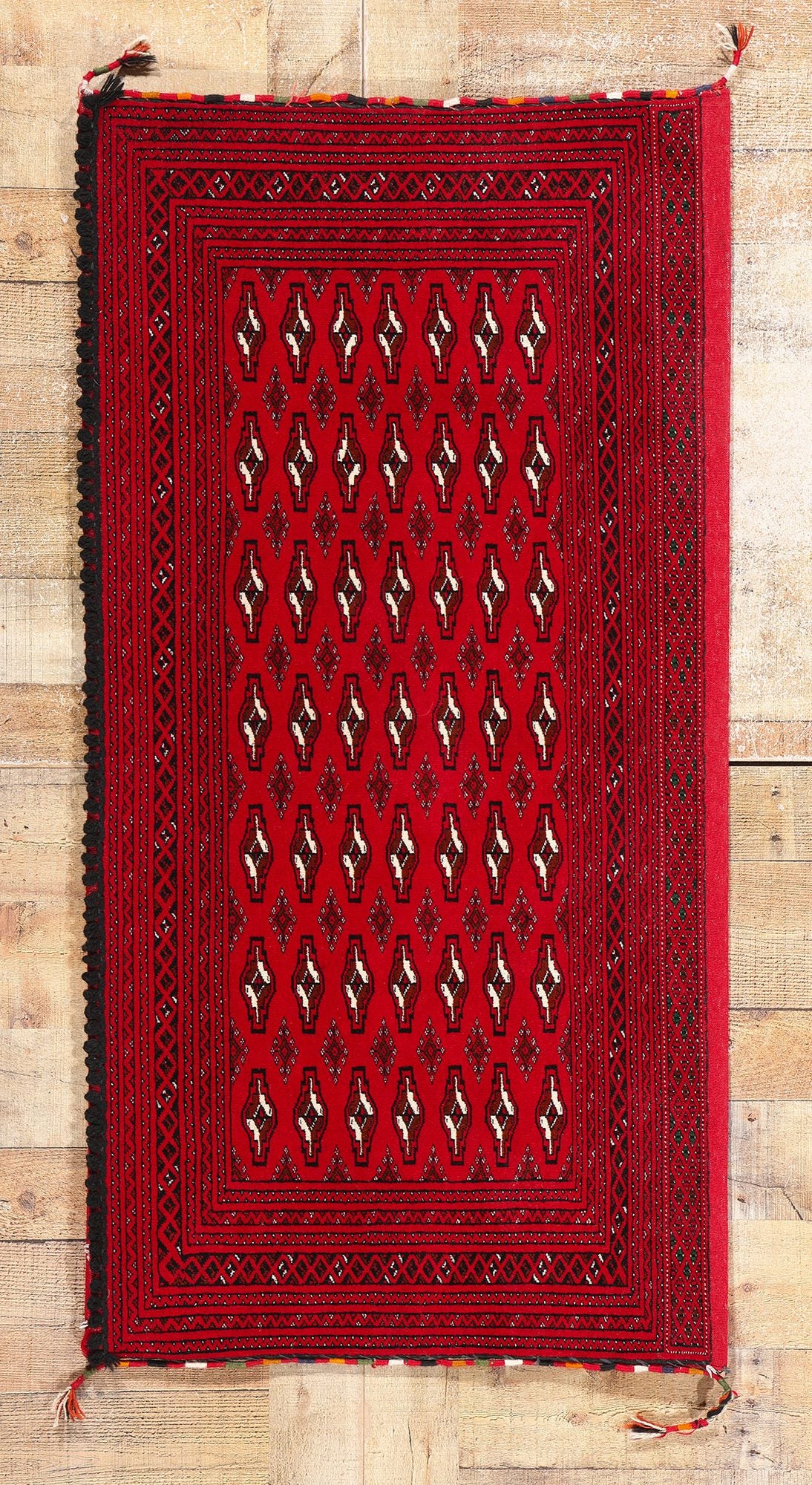 2 x 5 Vintage Persian Turkoman Rug 78905