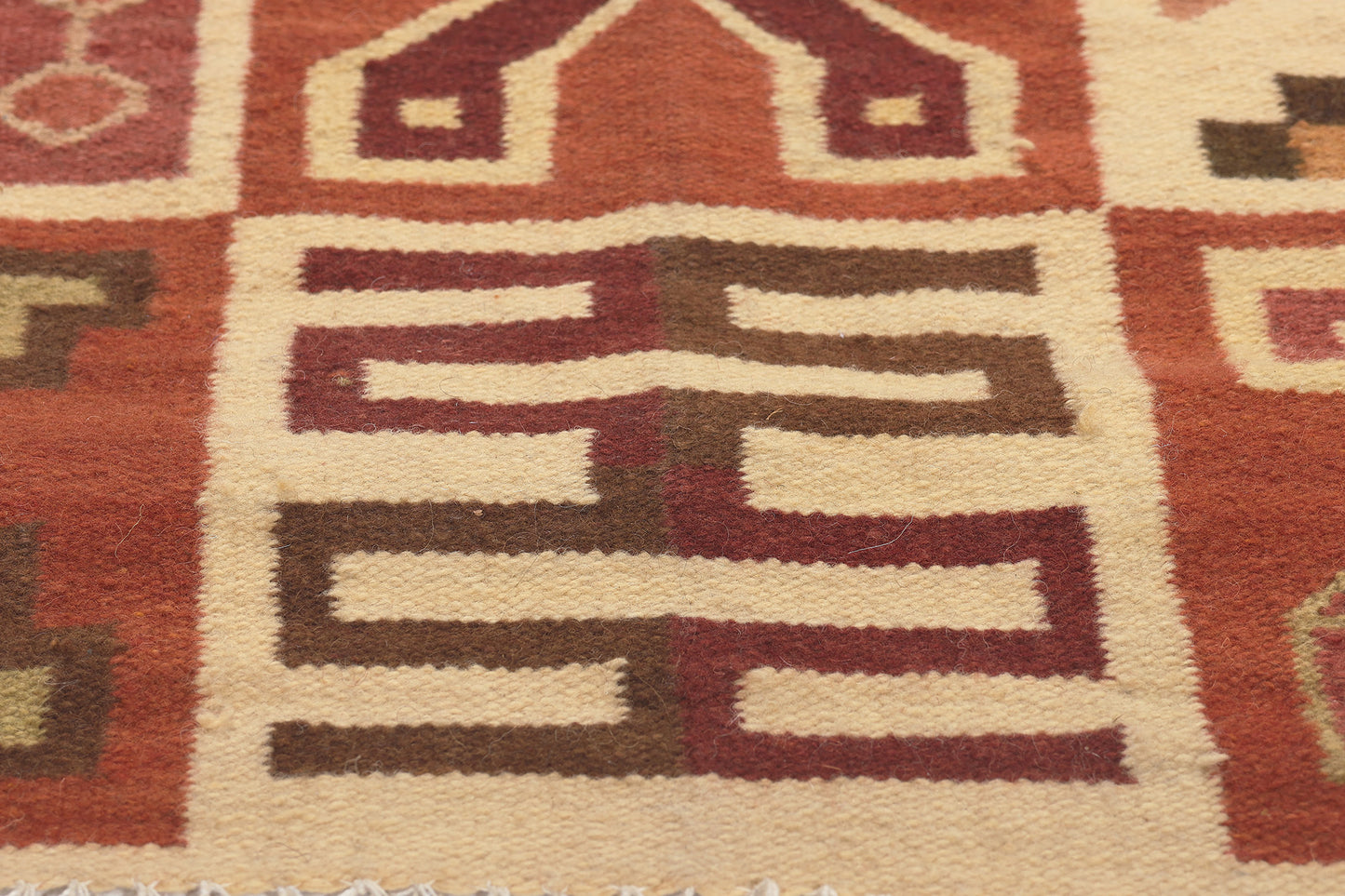 6 x 8 Vintage Peruvian Kilim Rug 78624