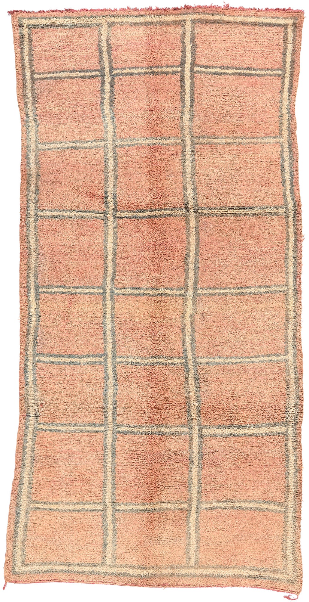 6 x 12 Vintage Pink Boujad Moroccan Rug 20950