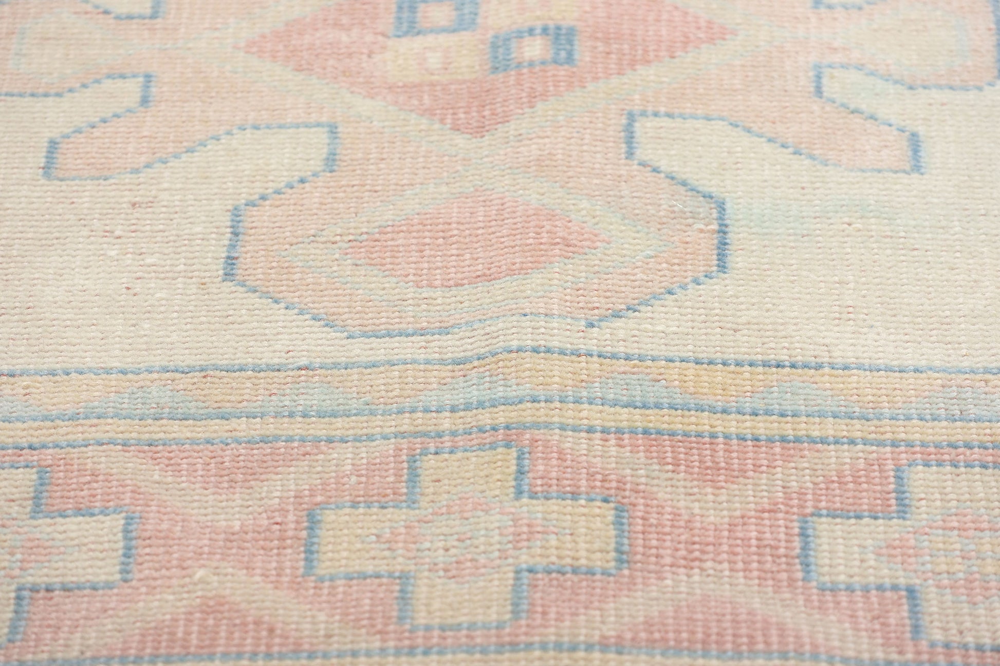 3 x 4 Vintage Pink Turkish Oushak Rug 53930