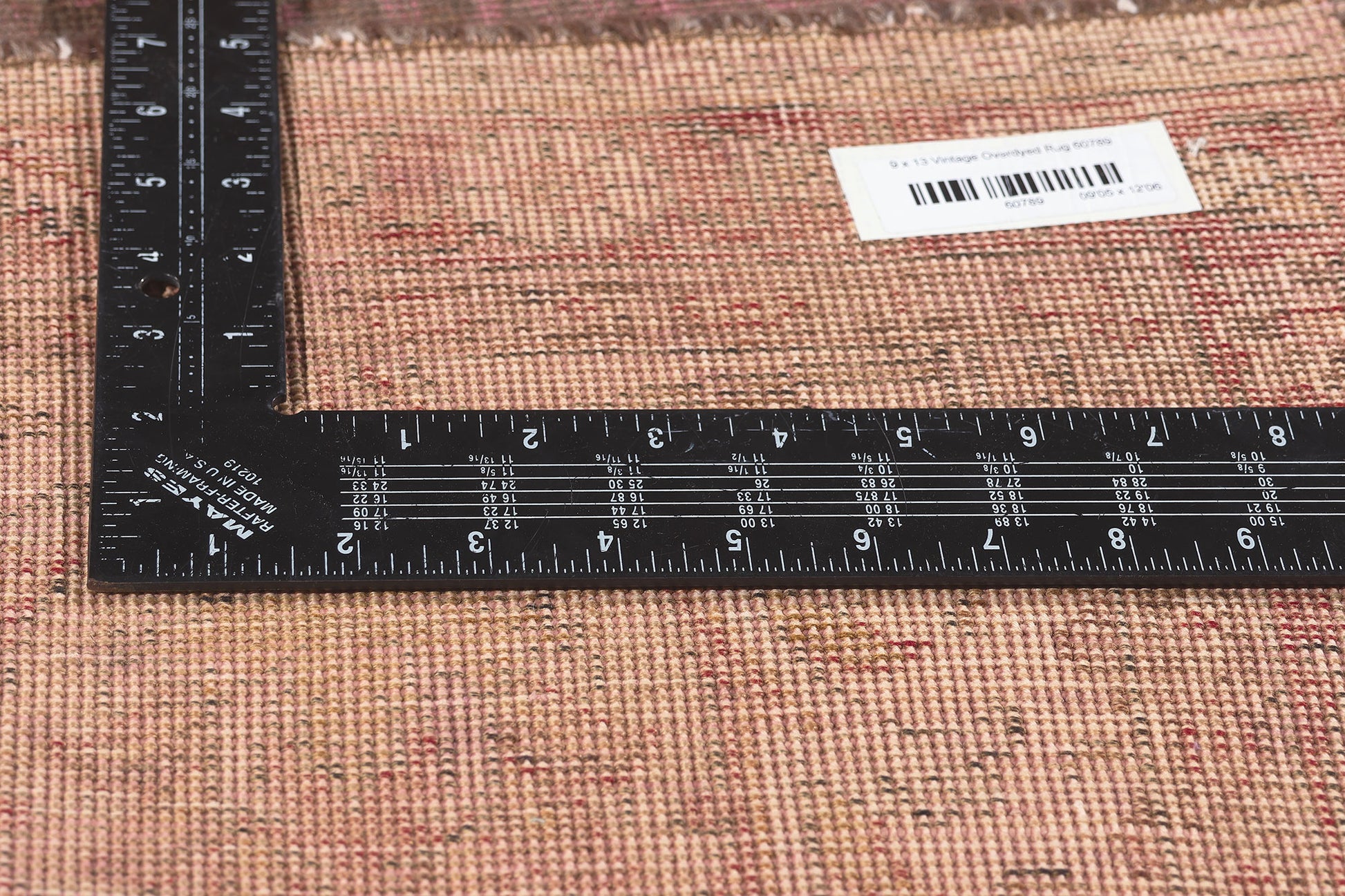 9 x 13 Vintage Turkish Overdyed Rug 60789