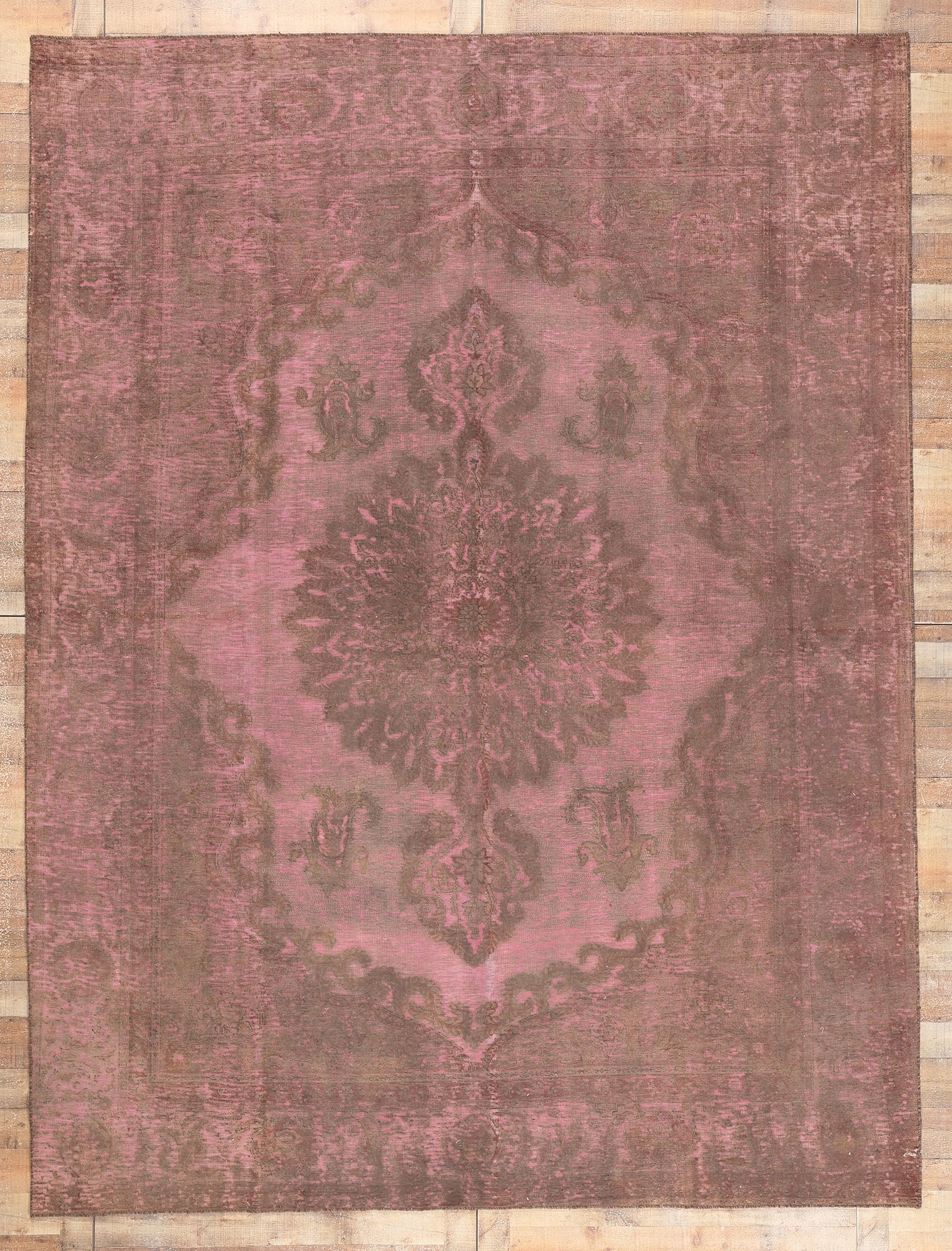9 x 13 Vintage Turkish Overdyed Rug 60789