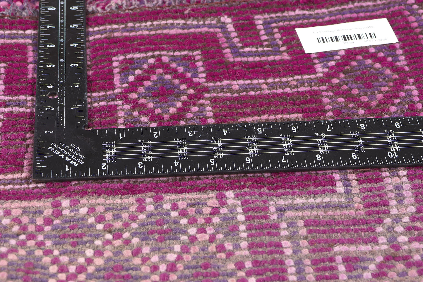 6 x 9 Vintage Purple Beni MGuild Moroccan Rug 20959