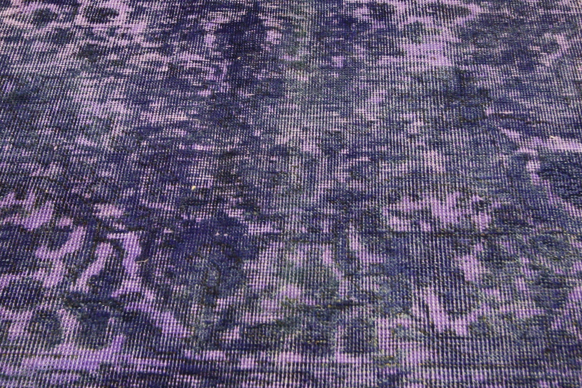 7 x 10 Vintage Turkish Purple Overdyed Rug 60600