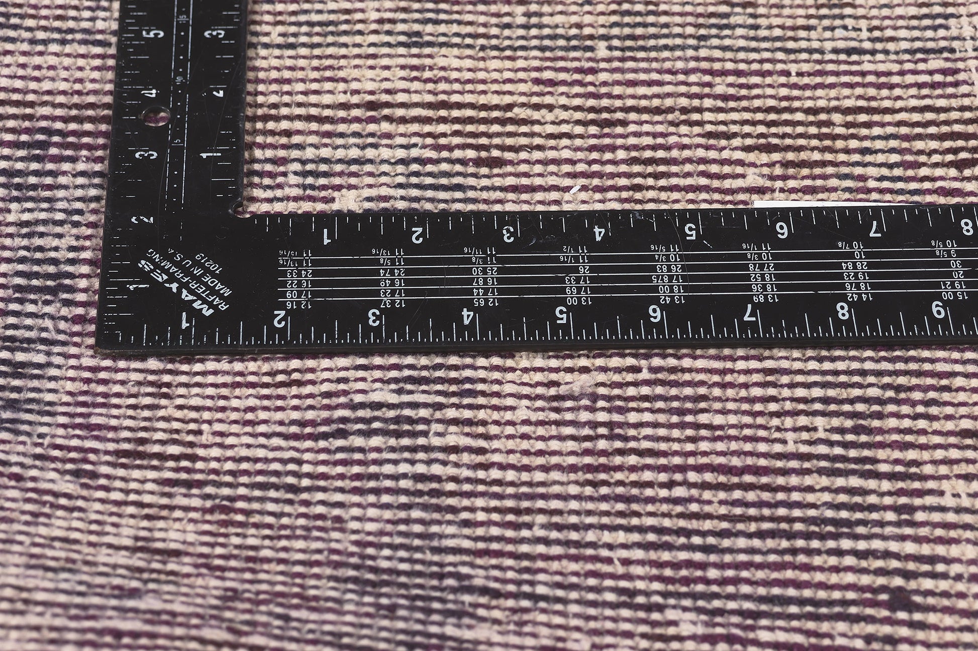 7 x 9 Vintage Turkish Purple Overdyed Rug 60685