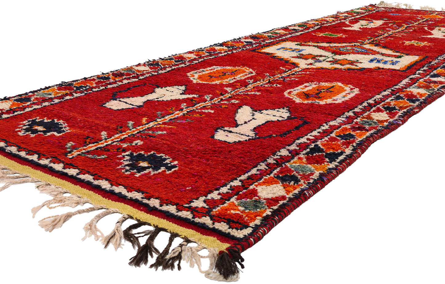 3 x 11 Vintage Red Kurdish Rug 53905