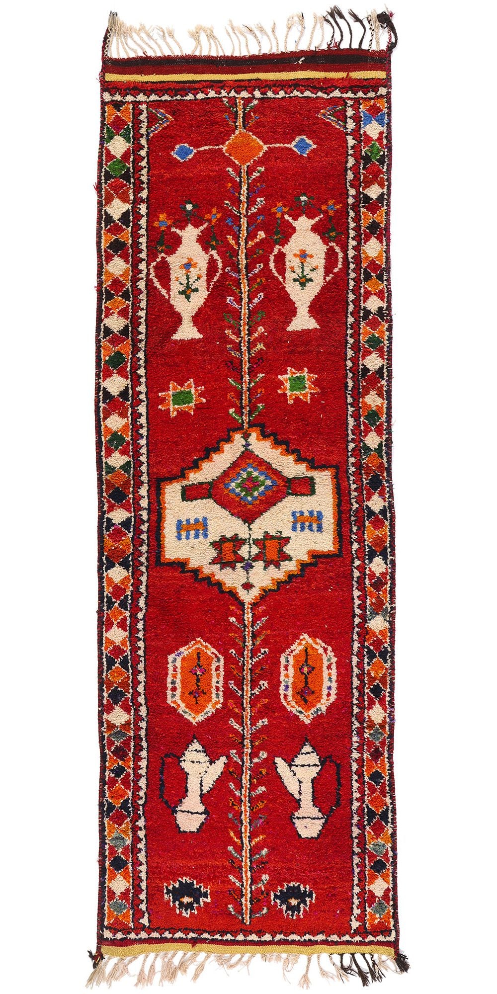 3 x 11 Vintage Red Kurdish Rug 53905
