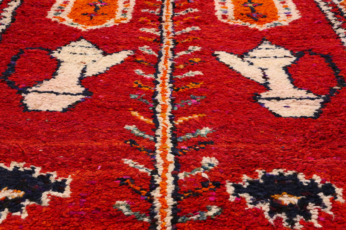 3 x 11 Vintage Red Kurdish Rug 53905