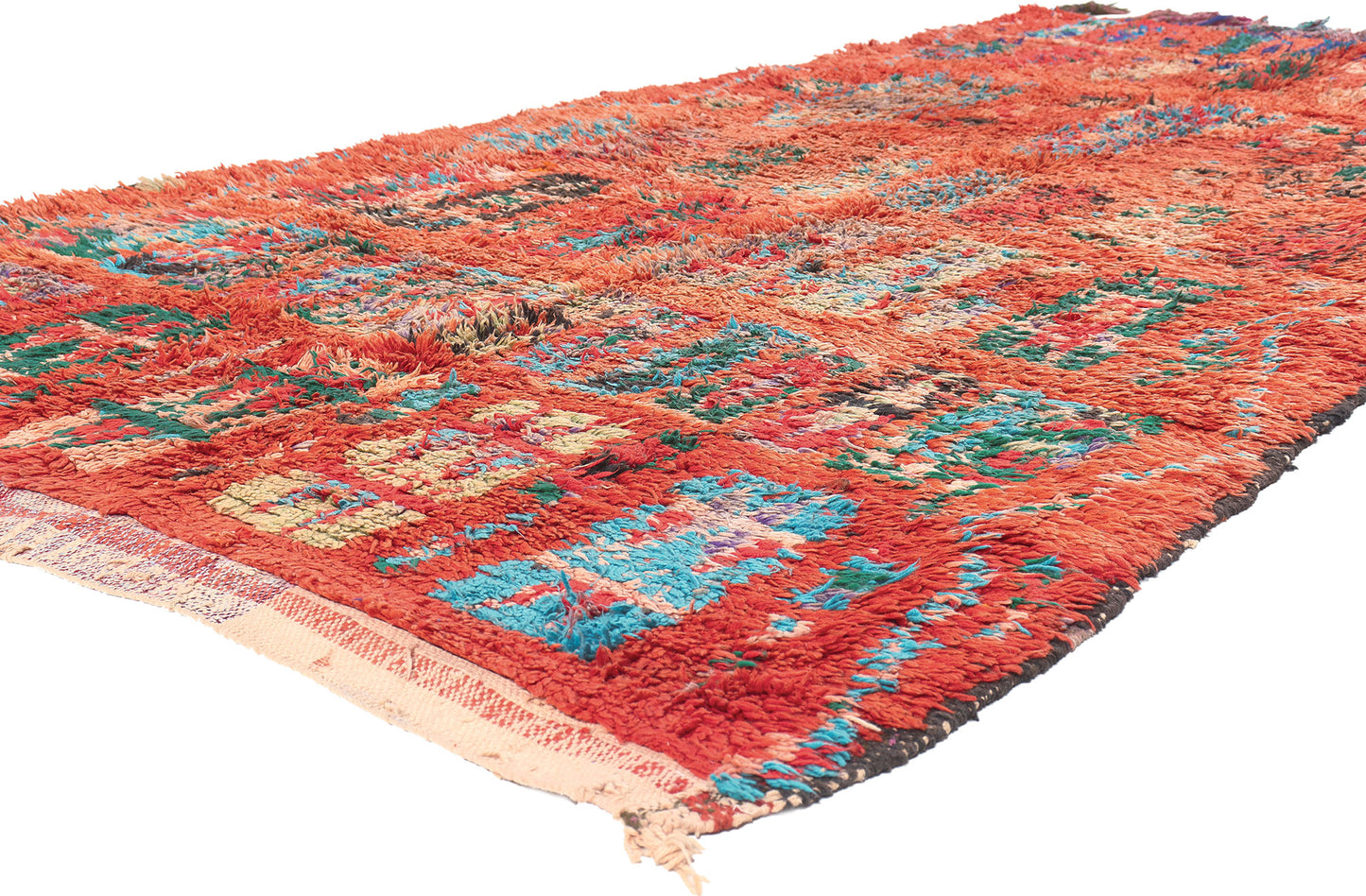 5 x 10 Vintage Red Talsint Moroccan Rug 20192
