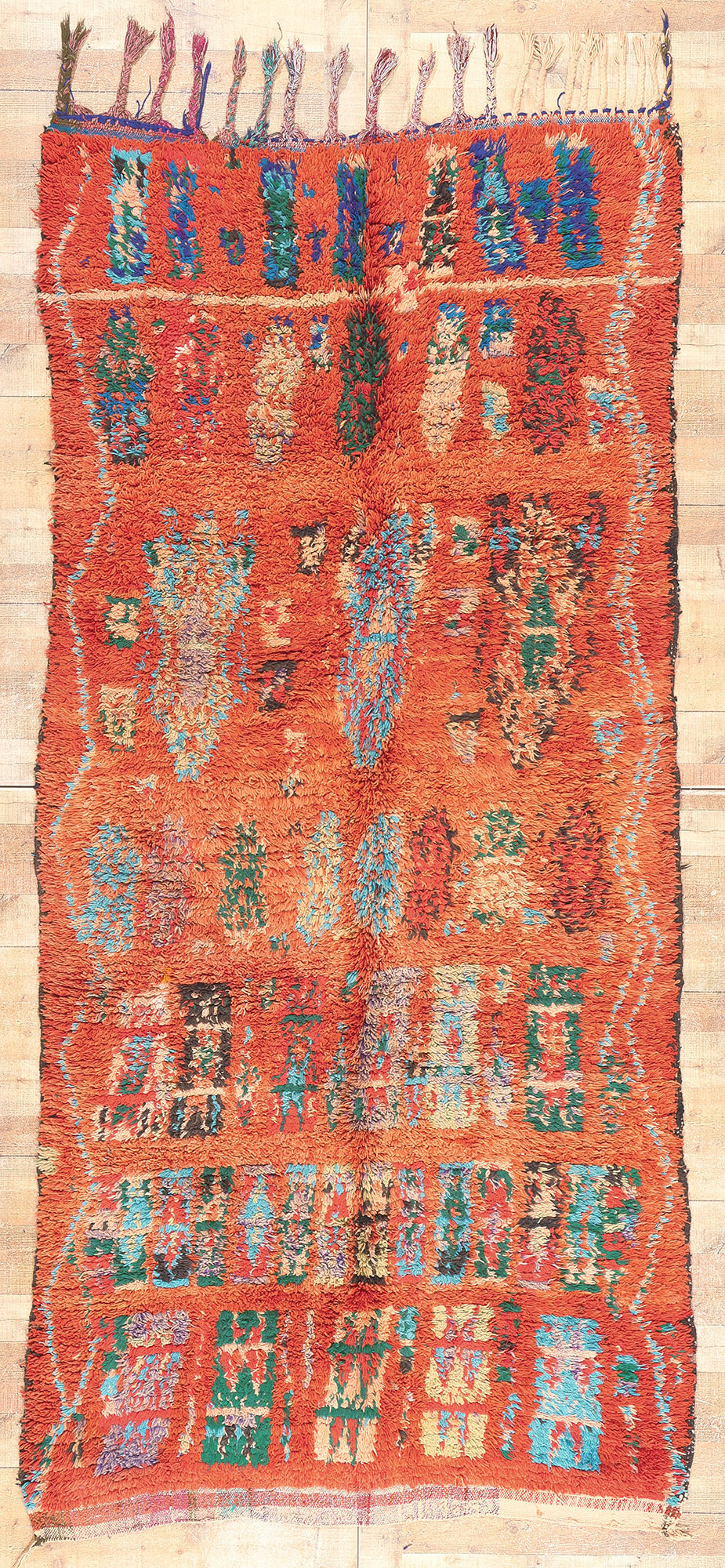 5 x 10 Vintage Red Talsint Moroccan Rug 20192