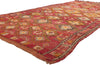 5 x 11 Vintage Red Boujad Moroccan Rug 21344
