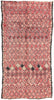 5 x 11 Vintage Red Beni MGuild Moroccan Rug 21243