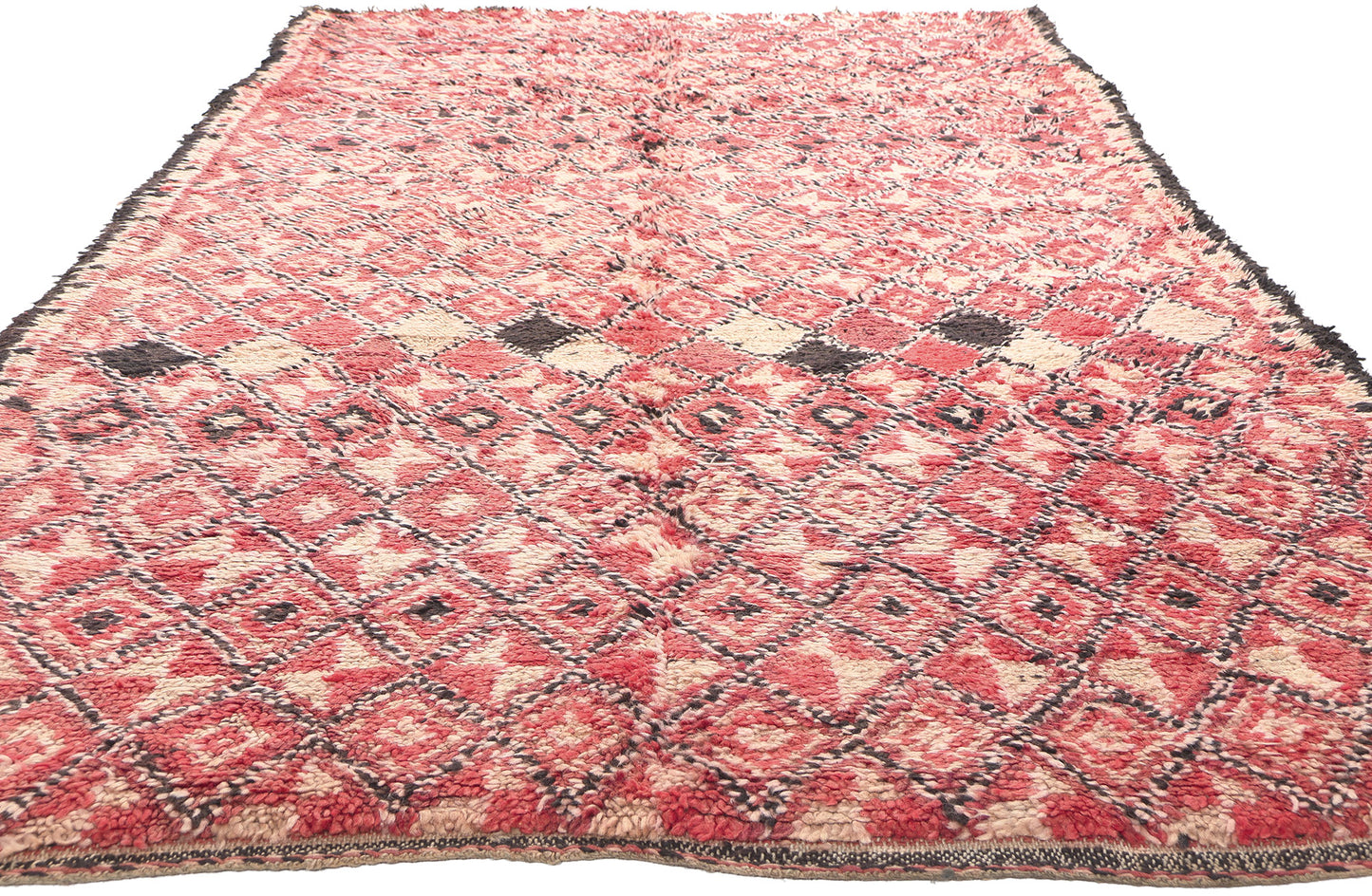 5 x 11 Vintage Red Beni MGuild Moroccan Rug 21243