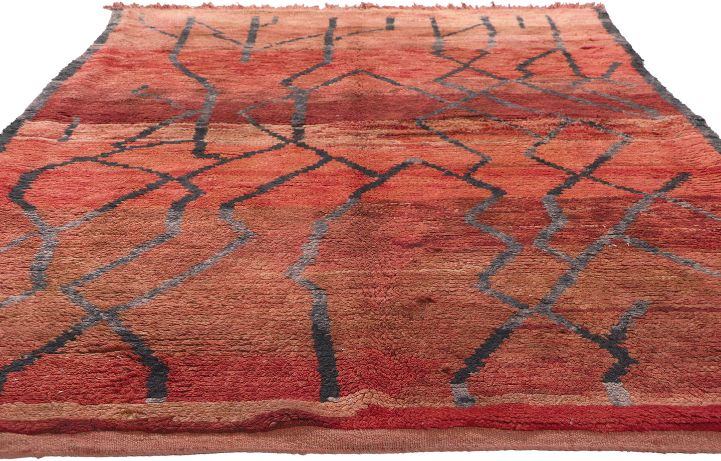 5 x 8 Vintage Red Talsint Moroccan Rug 20274