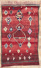 5 x 8 Vintage Red Boujad Moroccan Rug 20278