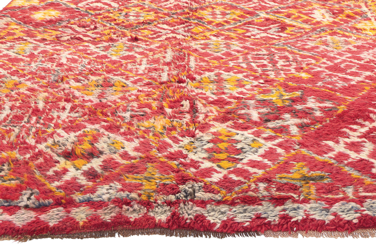 6 x 10 Vintage Red Beni MGuild Moroccan Rug 20944