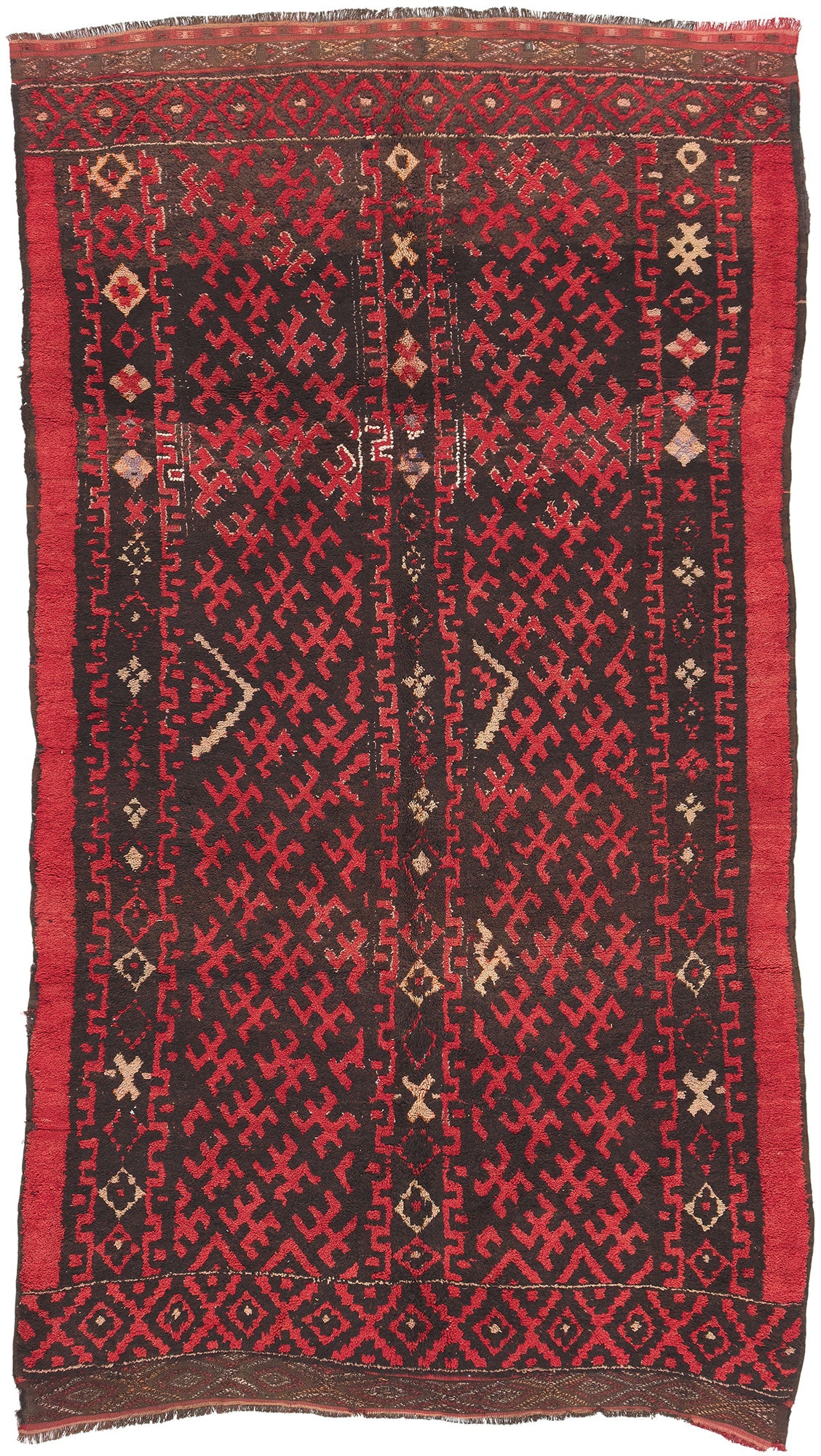 6 x 10 Vintage Taznakht Moroccan Rug 20182