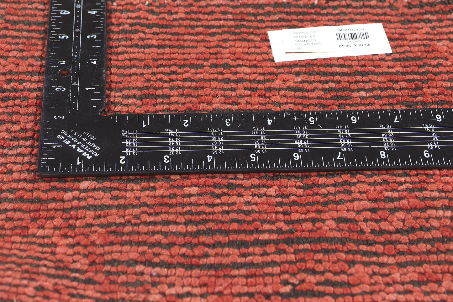 6 x 8 Vintage Red Moroccan Rug 20045