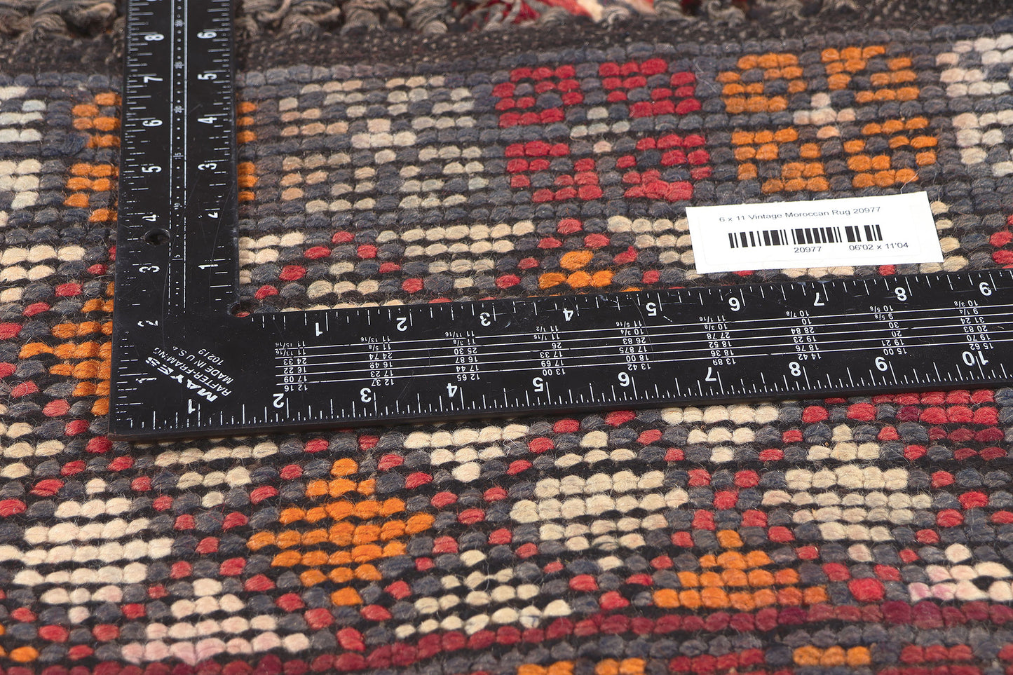 6 x 11 Vintage Red Beni MGuild Moroccan Rug 20977