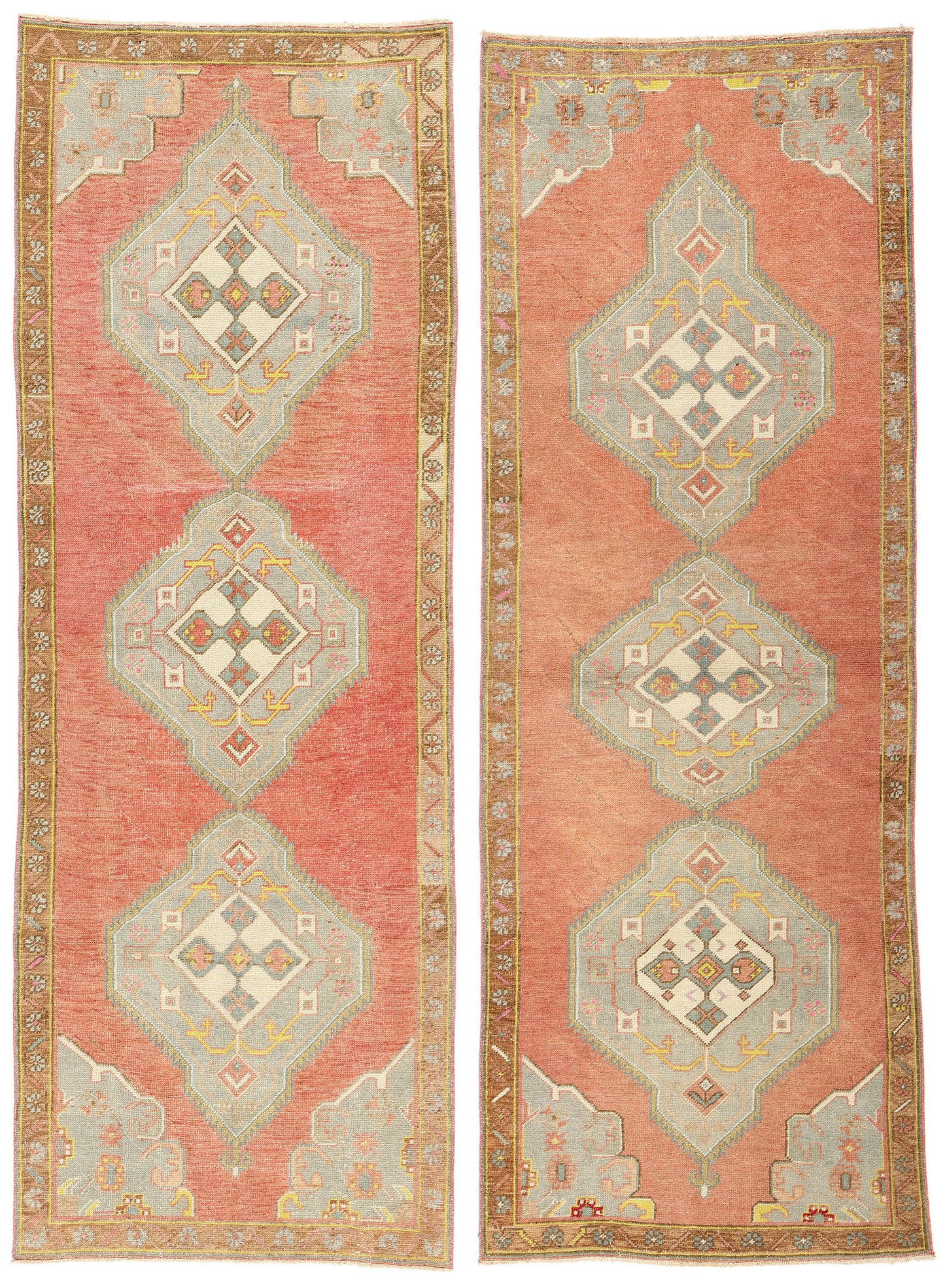 3 x 10 Vintage Red Turkish Oushak Rug 53917