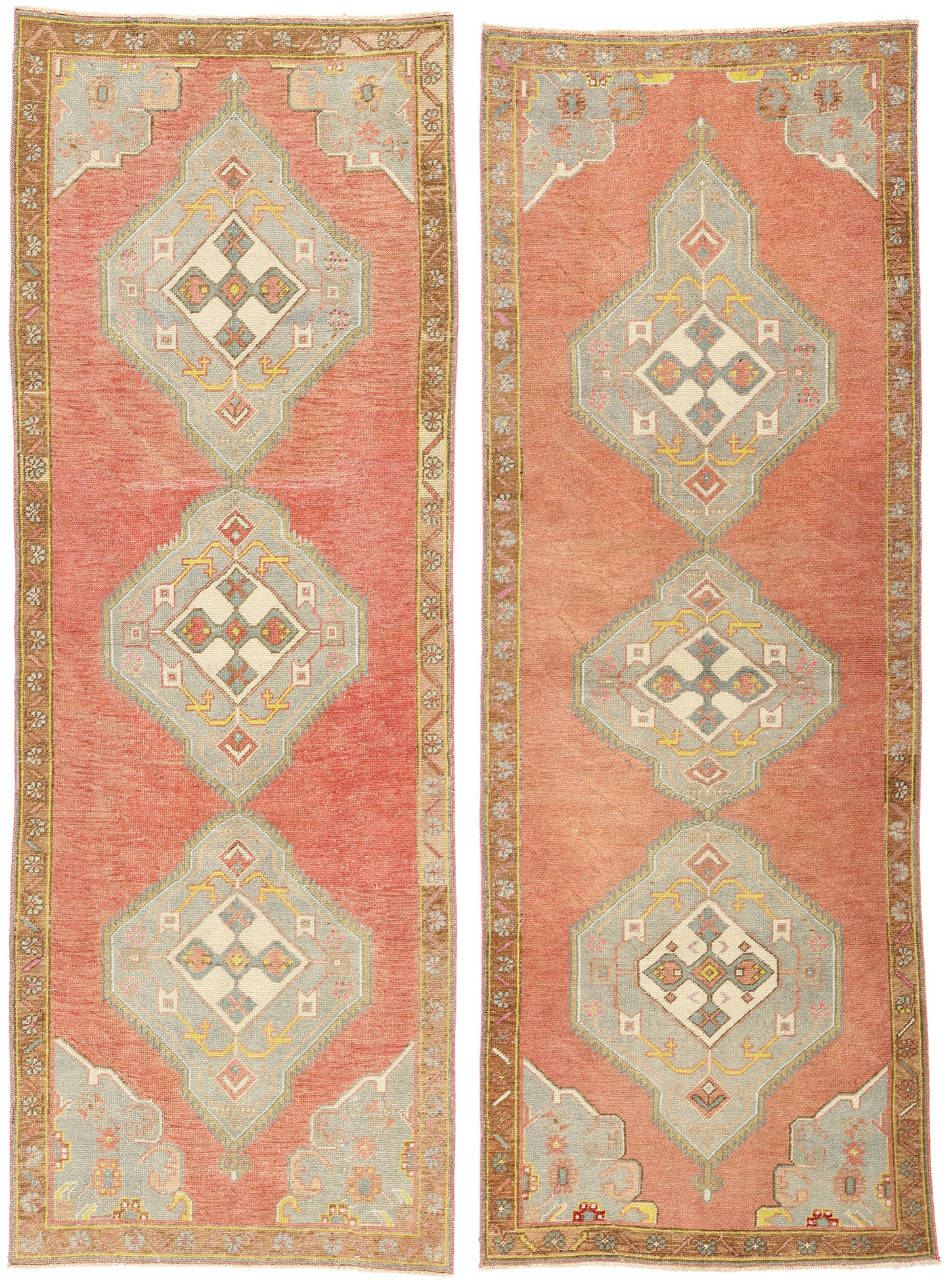 3 x 10 Vintage Red Turkish Oushak Rug 53918