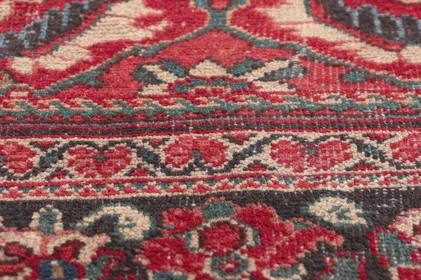 7 x 10 Vintage Red Persian Mahal Rug 78715