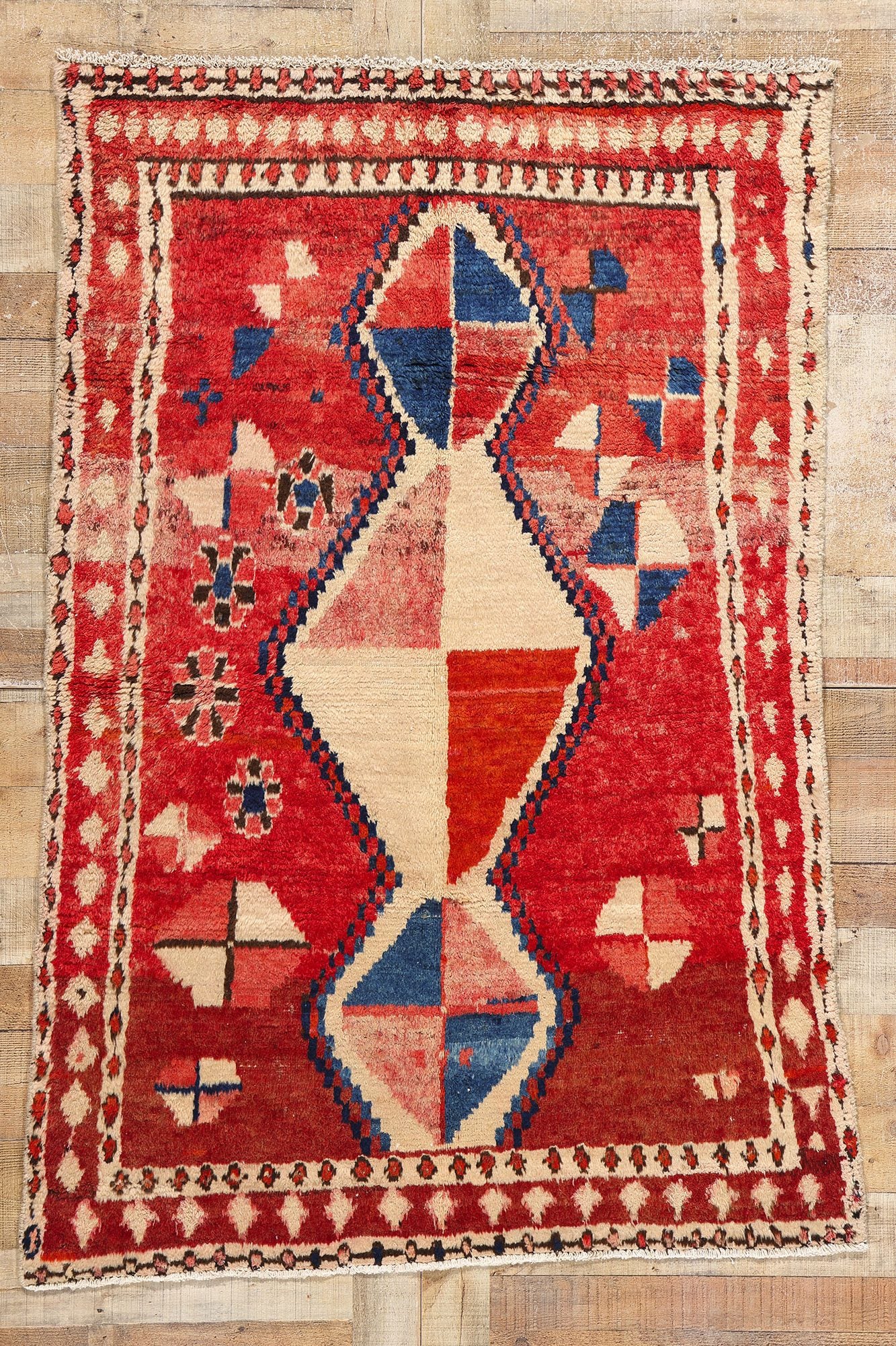 4 x 6 Vintage Persian Lori Rug 78889