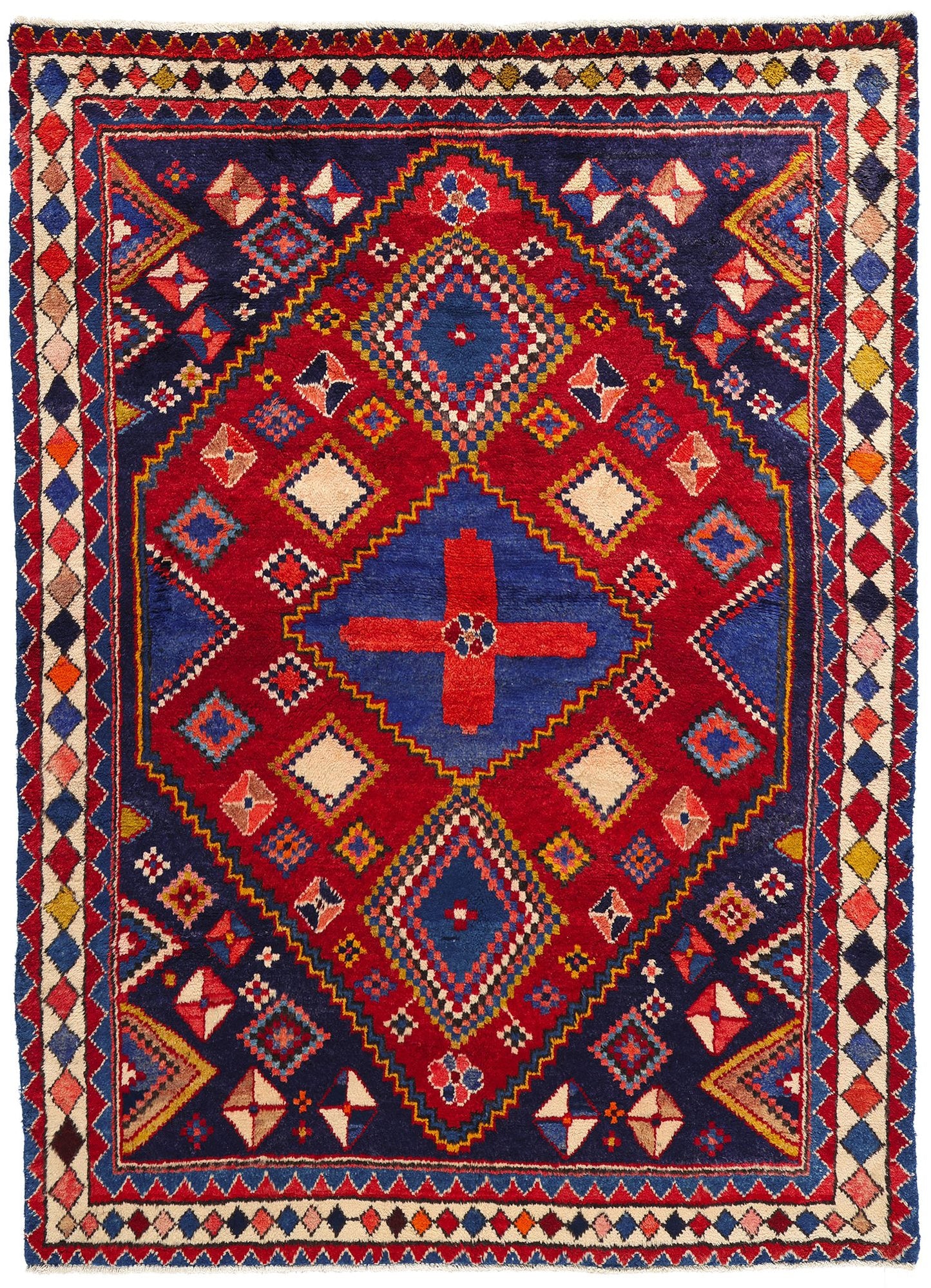 7 x 9 Vintage Persian Lori Rug 78855
