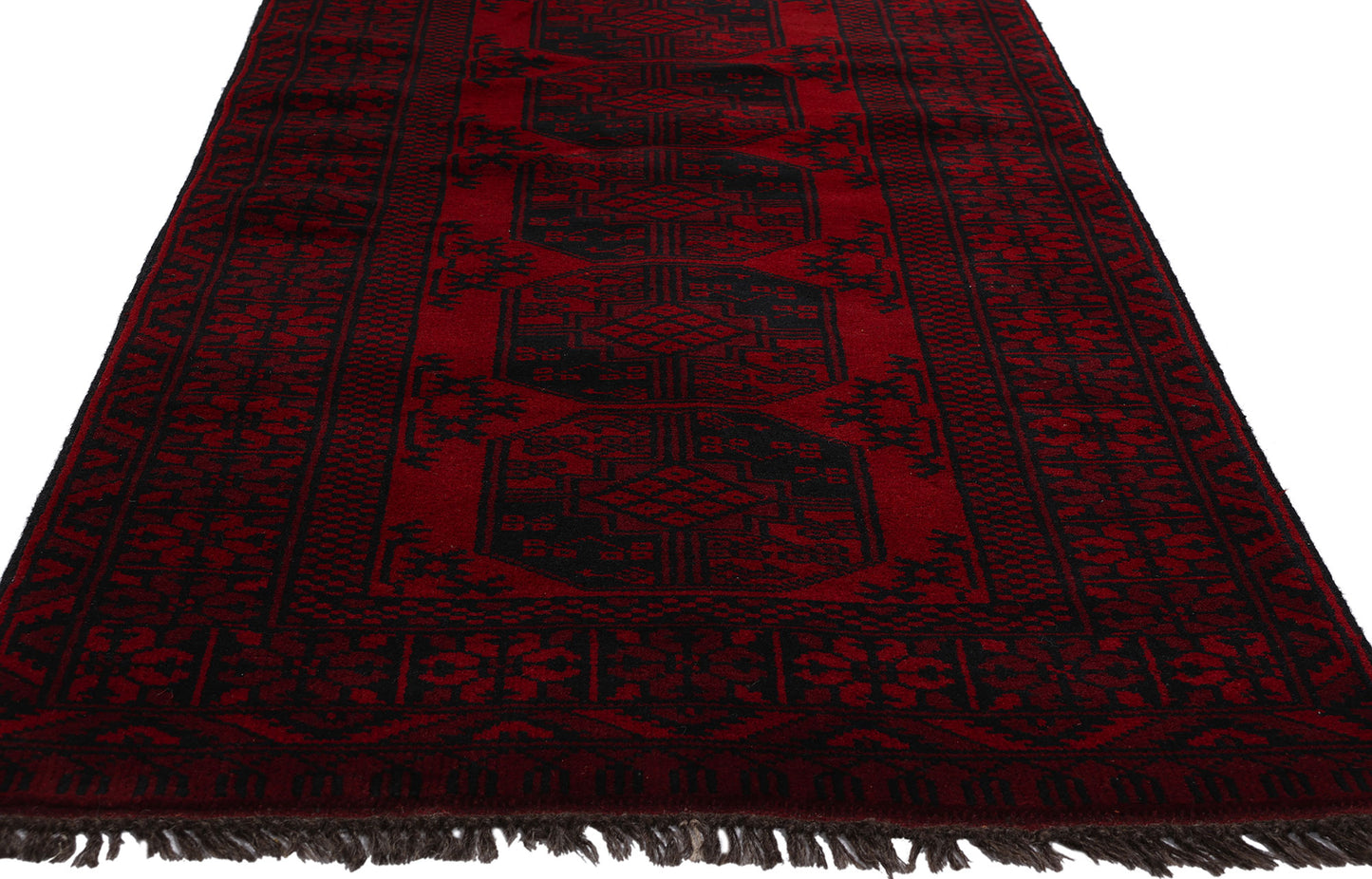 3 x 13 Vintage Persian Turkoman Rug 78718