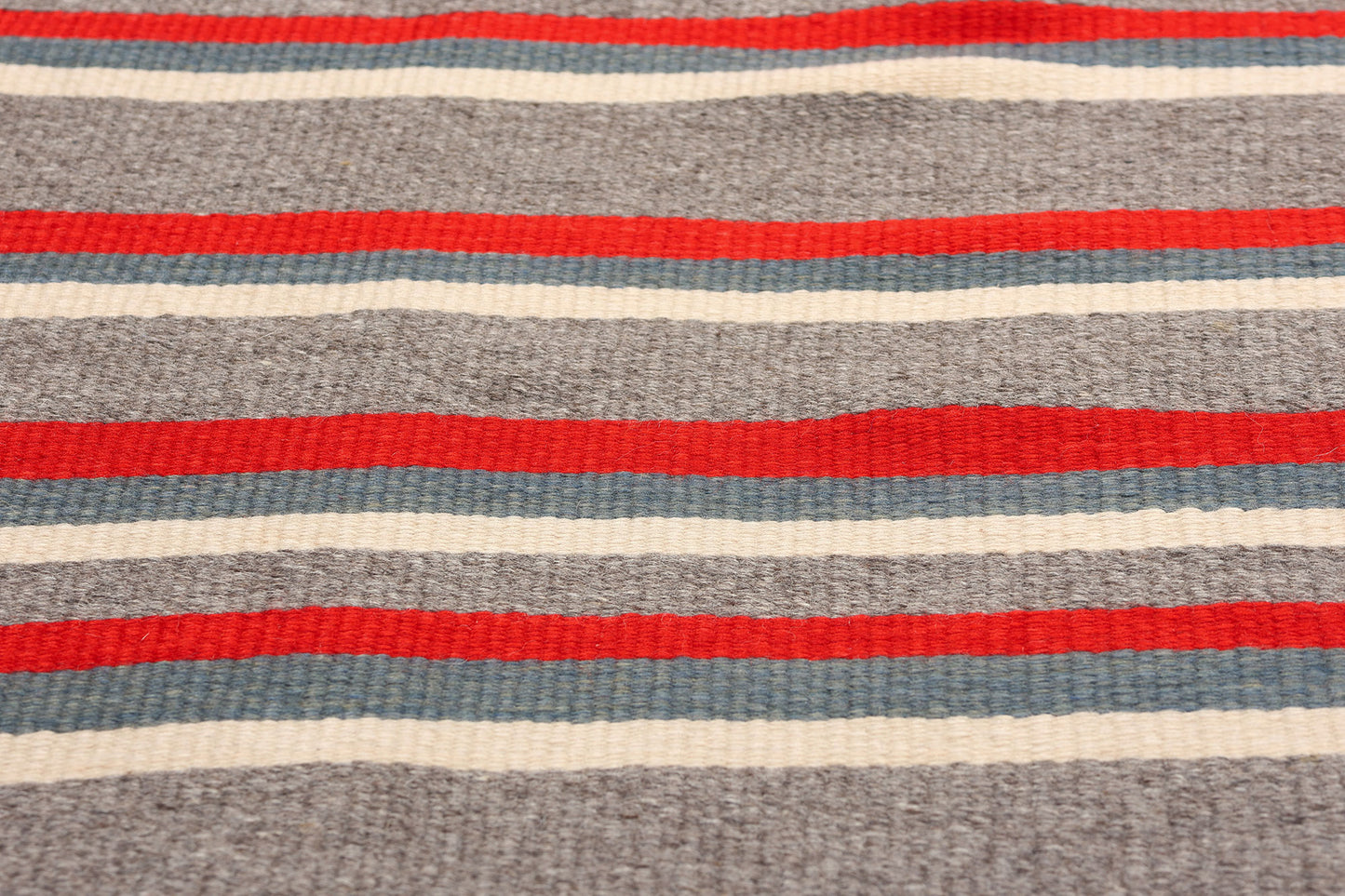 2 x 5 Vintage Rio Grande Chimayo Banded Blanket 78791