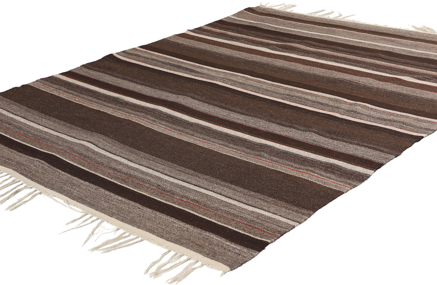 4 x 6 Vintage Rio Grande Chimayo Banded Blanket 78793